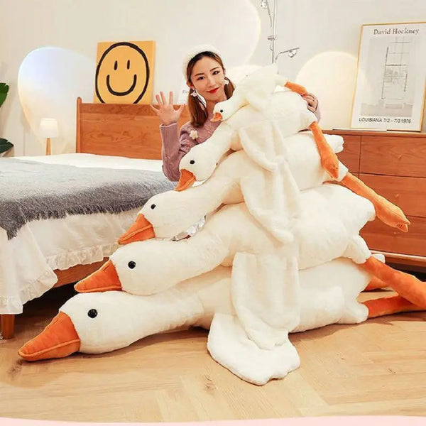Long Stuffed Goose Toy A Quirky Companion That Brings Endless Cuddles and Charm