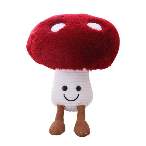 Cute Vegetable Plush Toys Stuffed Plant Plush Mushroom Toy for Kids Soft Mushroom