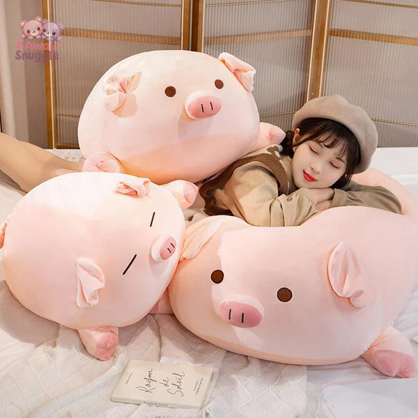Squishy Pink Fatty Piggy Plush Toy
