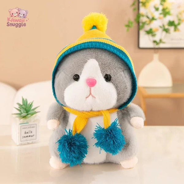 Cute Hamster Wear Hat Plush Toys