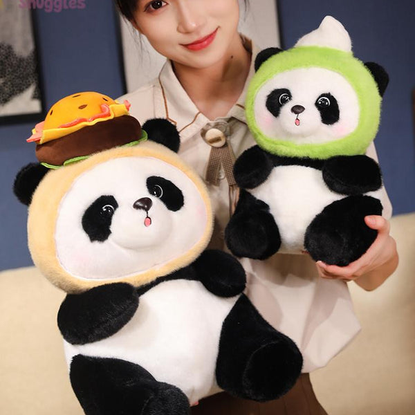 Foodie Panda Plush – The Cutest Snack-Loving Buddy!