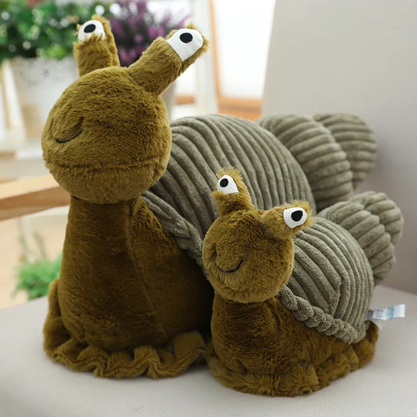 Cute Plush Snail Toy Stuffed Lifelike Insect Soft Kids Toys