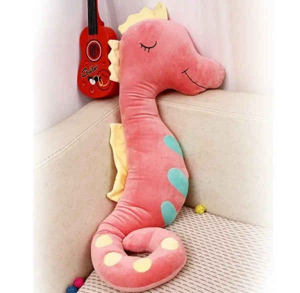 seahorse plush toy Cushion pillow 40cm suit for baby children or adult