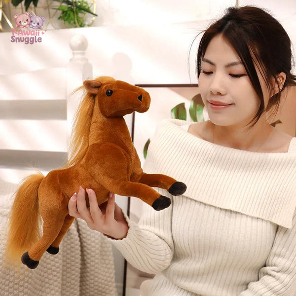Kawaii Adorable Simulation Horse Stuffed Animal Plush Dolls