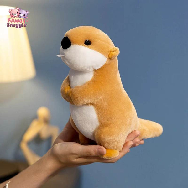 Cute Cartoon Otter Plush – A Tiny Bundle of Joy!