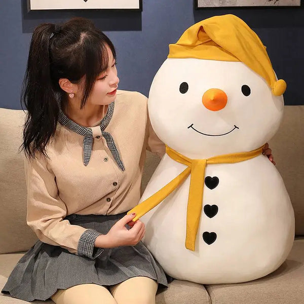 Embrace Winter Magic with the Snowman Plush Toy