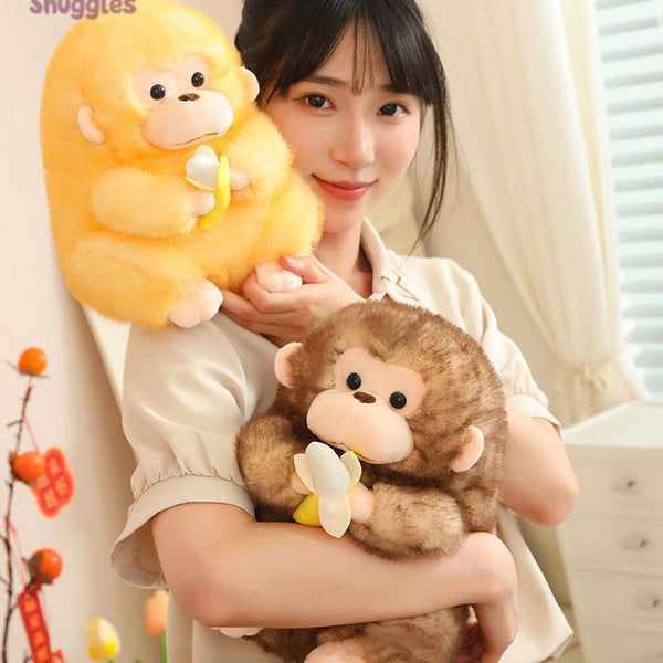 Kawaii Monkey Plush Toy – Adorable & Super Soft
