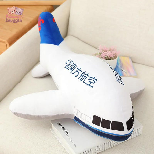 Large Size Simulation Airplane Plush Toys – Soft & Cozy Aircraft Pillow!