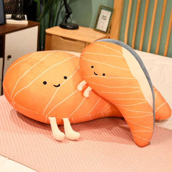 Hilarious Funny Salmon Fillet Plush – A Fun and Cozy Catch!