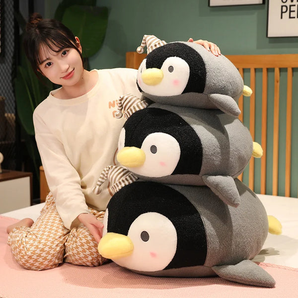 Cute Soft Lying Penguin Plush Toys Stuffed Cartoon Animal Doll Fashion