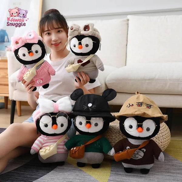 Cartoon Cute Dress Up Penguin Plush Toy