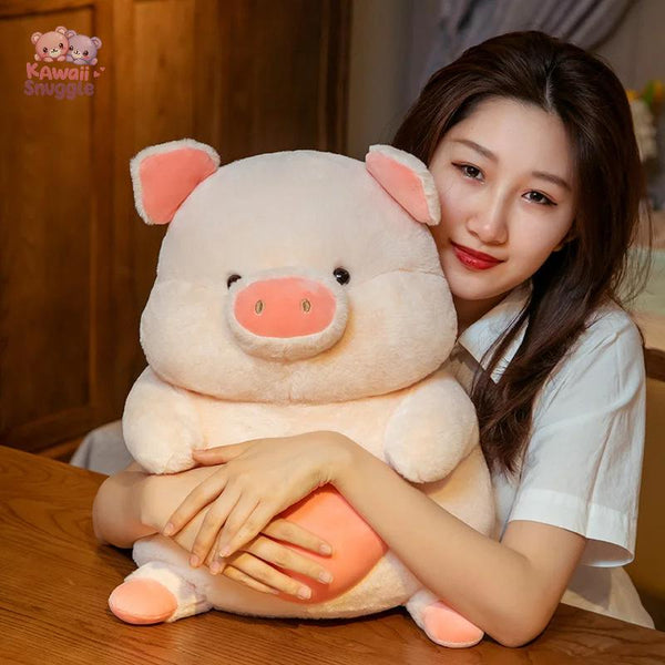 Squishy Pig With Heart Plush Doll