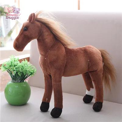Plush Lifelike Horse Toy Stuffed Animal