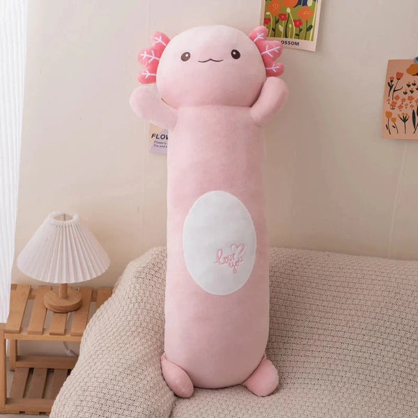 Long Snuggly Fish Axolotl Penguin Plushie Collection 2024