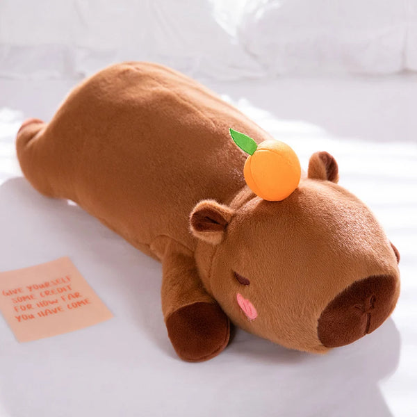 Angel Wing Capybara Plush Soft Lying Hug Pillow