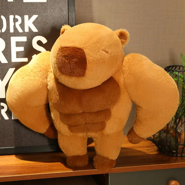 Muscle Capybara Plush Toy – The Buff Buddy You Never Knew You Needed