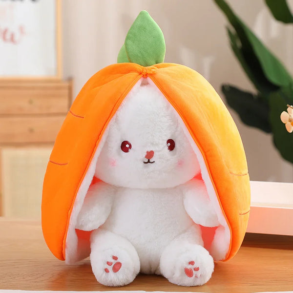 Cute Rabbit Plush Toy – Strawberry Bunny Plushie for Girls