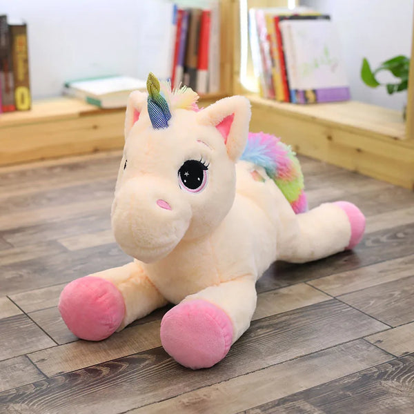 Giant Rainbow Unicorn Plush Toy Cartoon Cute Stuffed Animal Unicorn Doll