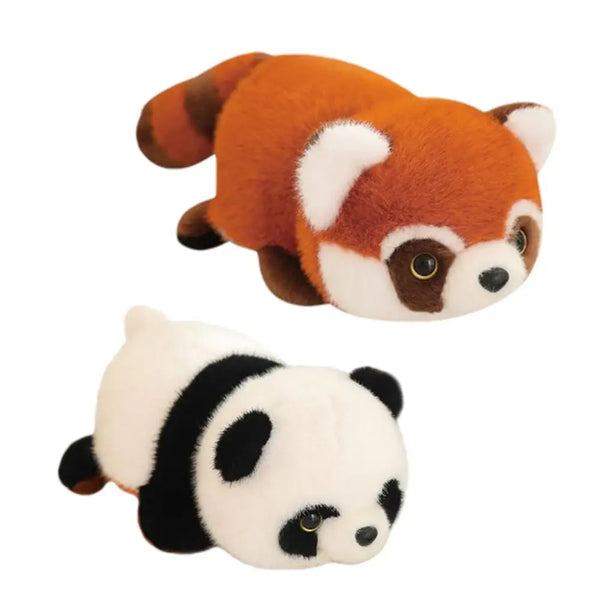 Double Sided Plush Cute Panda – Reversible Red Panda Stuffed Animal for Kids & Home Decor
