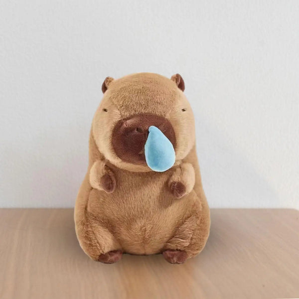 Capybara Toy with Pullable Snot Bubbles Unique Soft Cartoon