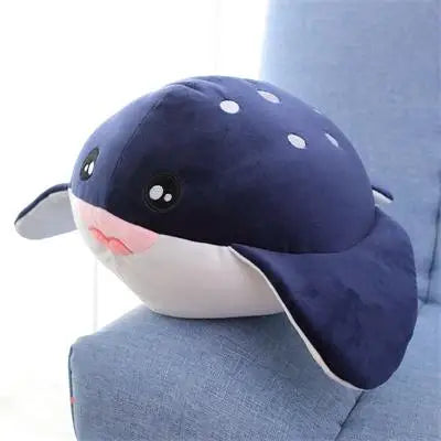 Giant Funny Whale Shark Plush Toy Cuddly Pillow & Gift for Kids and Adults
