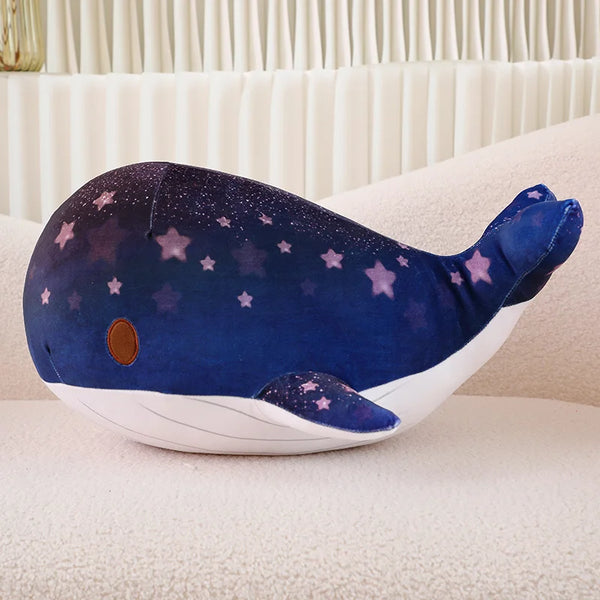 Cute Narwhal Plush Rainbow Starry Sky Narwhal Soft Doll Stuffed Animals Fish