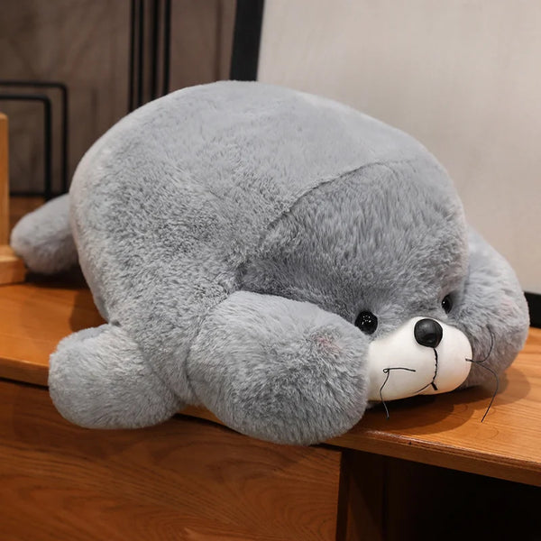 Fatty Seal Plush Toy – Kawaii Marine Animal Sleeping Pillow