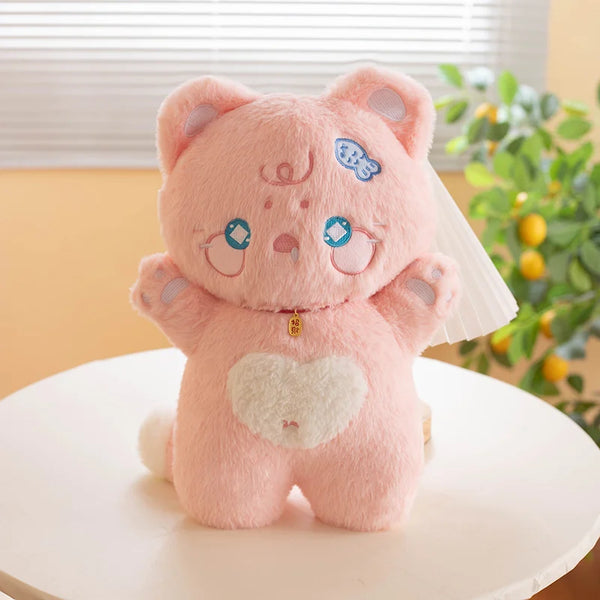 Kawaii Cat Plush Toy Pillow Stuffed Animal Cat Nap Cushion Home Decor