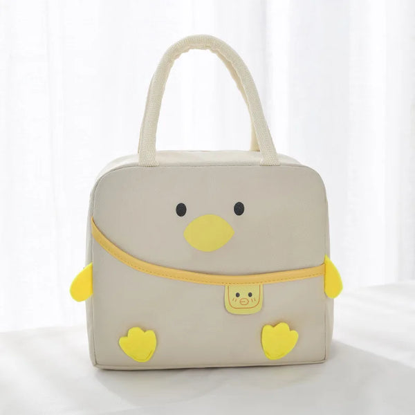 Cartoon Lunch Bag Kawaii Duck Thick Thermal Food Storage Bags