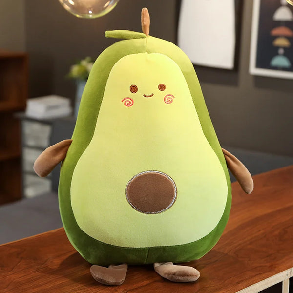 Green Avocado Plush Toy Cushion Pillow