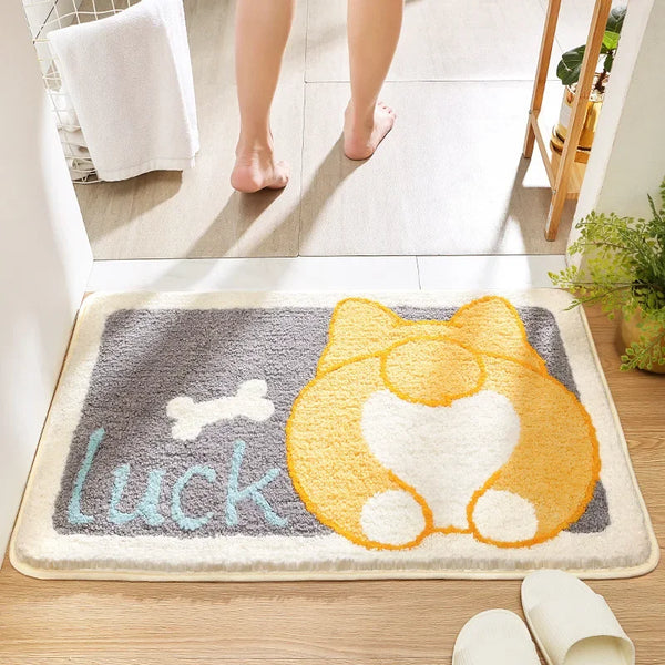 Bring a Splash of Cuteness to Your Bathroom Floor