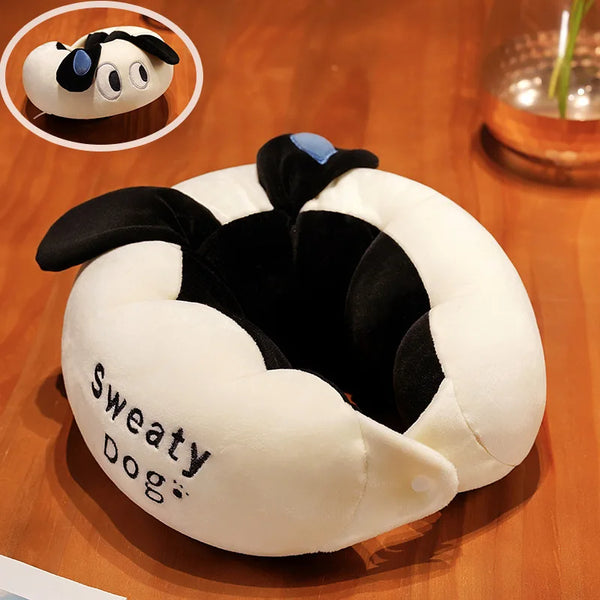 Big Eyes Caterpillar U-Shape Plush Neck Pillow