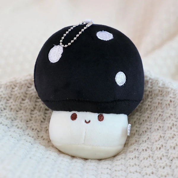 Kawaii Colorful Mushroom Plush Keychain – Pocket-Sized Whimsy for Everyday Joy