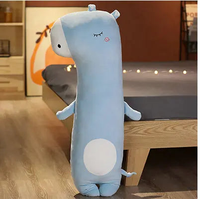 Creative Unicorn Giraffe Plush Toys Long Pillow Sleepping Cushion Stuffed Cloth Dinosaur