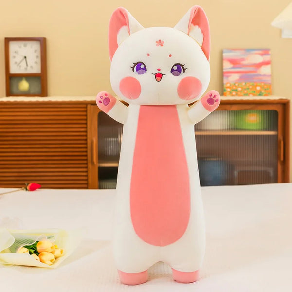 Long Pillow Cute Fox Doll – Cozy Nights, Cuter Dreams