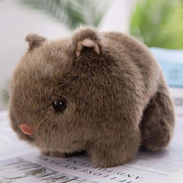 Adorable Hamster Plush Toy – Soft Fuzzy Stuffed Doll for Baby Sleep & Comfort