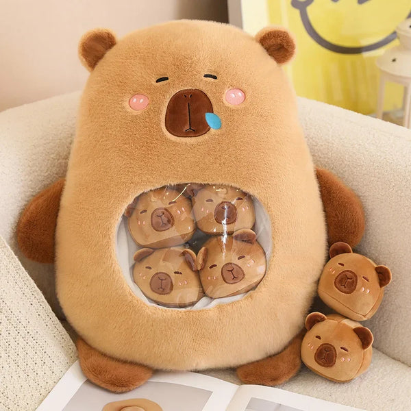 Kawaii Plush Toy for Boy Girl Cute Stuffed Animal Capybara Guinea Pig Anime Home Decor