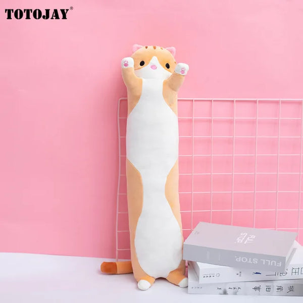 Plush Toy Animal Cat Cute Creative Long Soft Toy Office Break Nap Sleeping Pillow Cushion