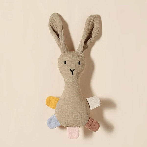 New Stuffed Bunny Doll Baby Rattle – A Gentle Friend for Every Coo and Giggle