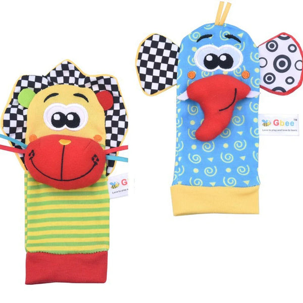 Baby Foot Toys with Rattles: The Sweetest Steps to Smiles and Sensory Fun