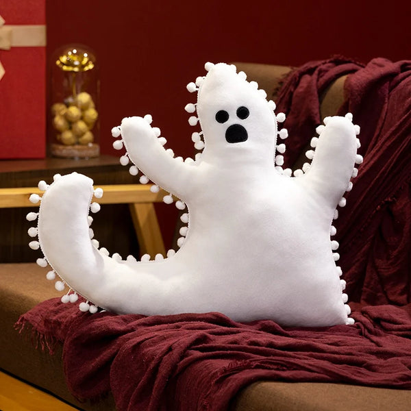 Cute Halloween Ghost Pillow Plush – Soft Decorative Toy Gift