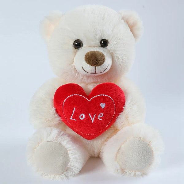 Cute Heart Bear Dog Plush Toy – A Hug Full of Love