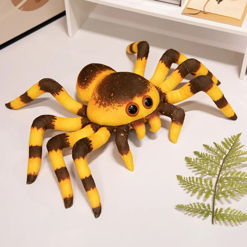 Black Spider Jumping Plush Toy | Kawaii Snuggle