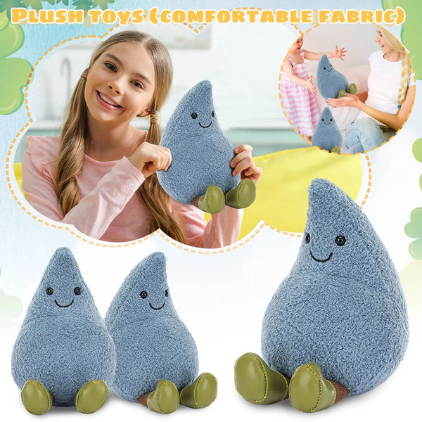 Cute Raindrop Plush Toy – A Raindrop of Joy, A Hug for the Soul