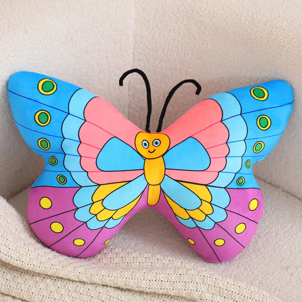 Beautiful Simulation Soft Butterfly Plush Pillow Toy