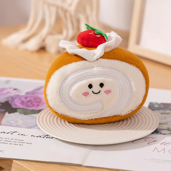 Simulation Colorful Cake Plush Pillow Toys Cushion