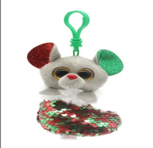 Beanie Christmas Plush Doll Elk Snowman Unicorn Santa Stuffed Plush Toy Animal