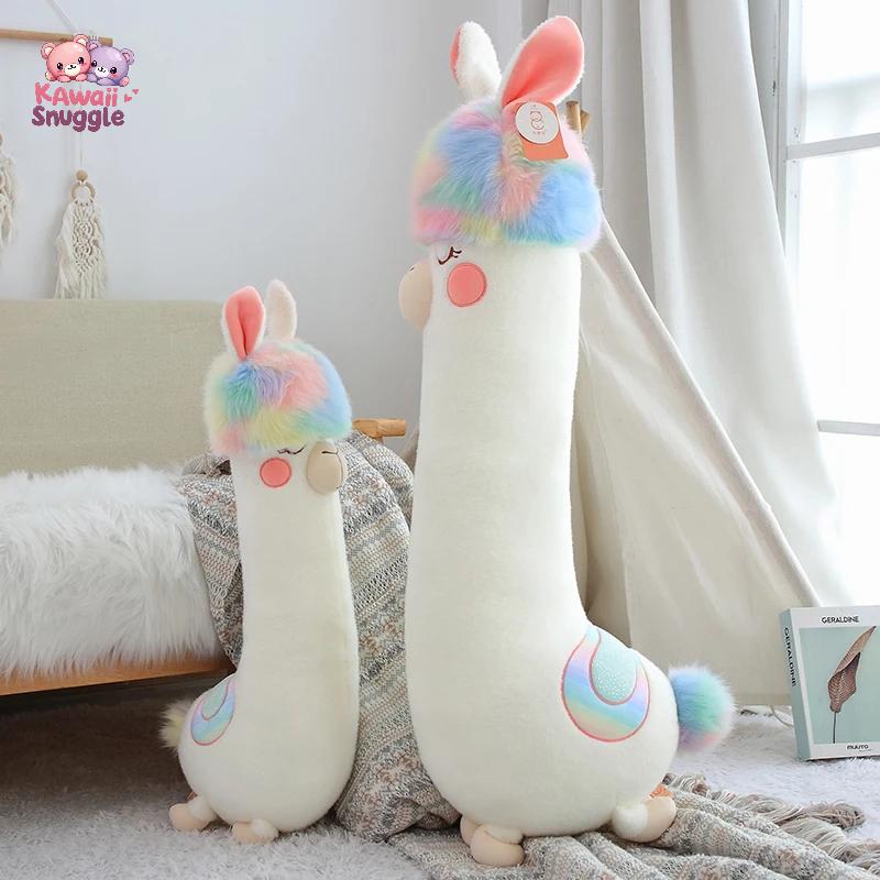 Sheep Plush Llama Sleep Pillow – Your Dreamy Cuddle Companion WHITE Kawaii Snuggle