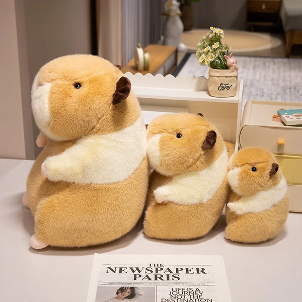 25/30/40CM Cute Real life Guinea Pig Plush Toy Doll Kawaii Piggy Stuffed Toys Simulation Animal Pillow Lovely Xmas Gift