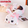 Cute Soft Rabbit Caterpillar Plush Toys Office Nap Pillow Stuffed Home Comfort Cushion